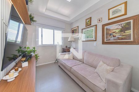 Sala de TV de apartamento à venda com 2 quartos, 105m² em Jardim Caravelas, São Paulo