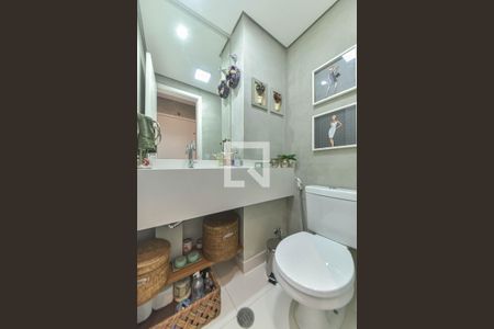 Sala - Lavabo de apartamento à venda com 2 quartos, 105m² em Jardim Caravelas, São Paulo