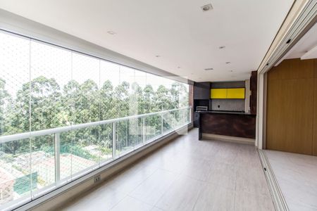 Varanda gourmet de apartamento à venda com 3 quartos, 225m² em Centro Empresarial Tamboré, Santana de Parnaíba
