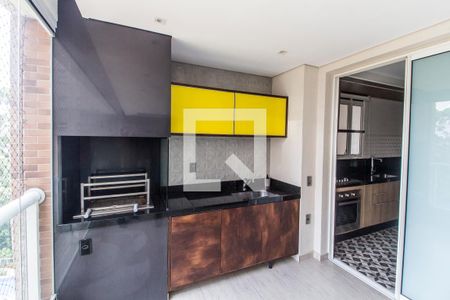 Varanda gourmet de apartamento à venda com 3 quartos, 225m² em Centro Empresarial Tamboré, Santana de Parnaíba