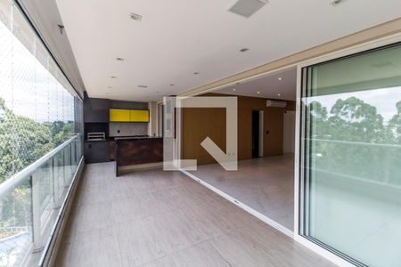 Varanda gourmet de apartamento à venda com 3 quartos, 225m² em Centro Empresarial Tamboré, Santana de Parnaíba