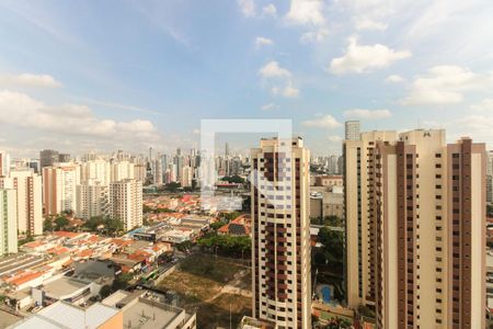 Vista da Varanda da Sala e Cozinha de apartamento para alugar com 2 quartos, 49m² em Tatuapé, São Paulo