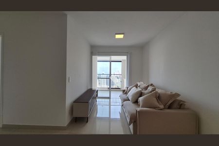 Sala de apartamento para alugar com 3 quartos, 72m² em Vila Scarpelli, Santo André