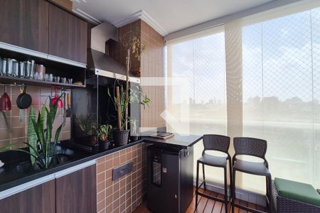 Varanda da Sala de apartamento à venda com 3 quartos, 102m² em Baeta Neves, São Bernardo do Campo