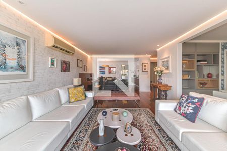 Sala de apartamento à venda com 4 quartos, 200m² em Brooklin Novo, São Paulo