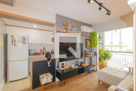 Sala/Cozinha de apartamento para alugar com 2 quartos, 59m² em Igara, Canoas