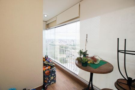 Varanda da Sala de casa à venda com 3 quartos, 77m² em Campestre, Santo André