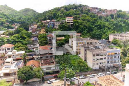 Vista da Sala de apartamento à venda com 3 quartos, 75m² em Fátima, Niterói
