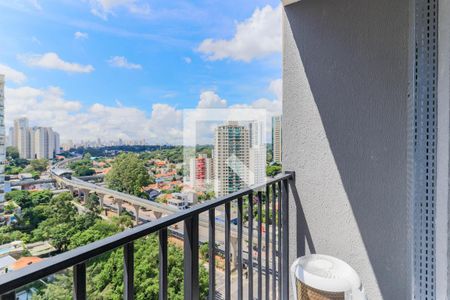Varanda de kitnet/studio para alugar com 1 quarto, 26m² em Campo Belo, São Paulo