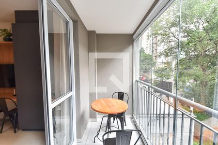 Varanda de kitnet/studio à venda com 1 quarto, 26m² em Vila Mariana, São Paulo