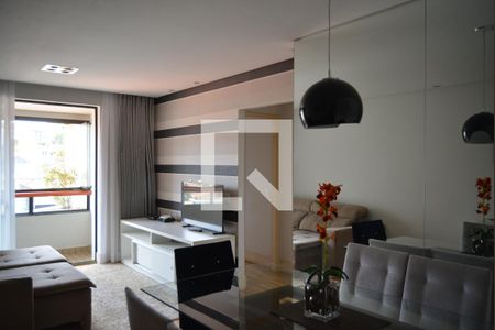 Sala de apartamento à venda com 2 quartos, 82m² em Vila Valparaíso, Santo André
