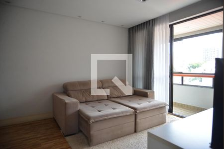 Sala de apartamento à venda com 2 quartos, 82m² em Vila Valparaíso, Santo André