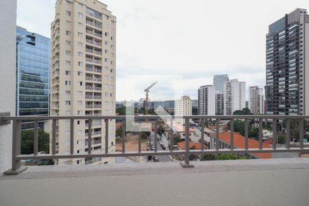 Varanda Sala/Cozinha de kitnet/studio à venda com 1 quarto, 25m² em Pinheiros, São Paulo