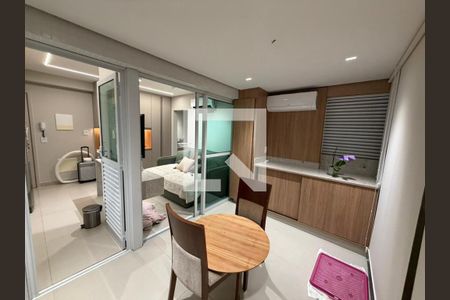 Sala de jantar de apartamento à venda com 1 quarto, 40m² em Vila Clementino, São Paulo