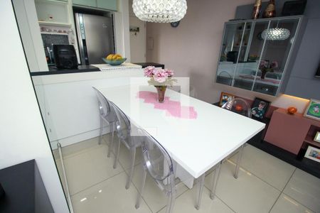 Sala de Jantar de apartamento à venda com 2 quartos, 65m² em Vila Valparaíso, Santo André
