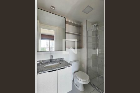 Banheiro de kitnet/studio à venda com 1 quarto, 45m² em Pompeia, São Paulo