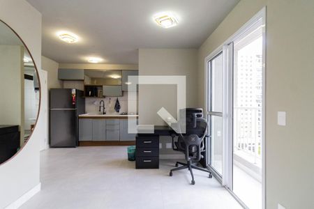 Sala de apartamento para alugar com 1 quarto, 37m² em Barra Funda, São Paulo