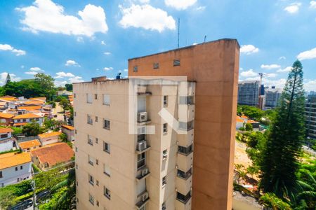 Vista da Sacada da Sala/Cozinha de apartamento para alugar com 1 quarto, 29m² em Jardim Prudência, São Paulo