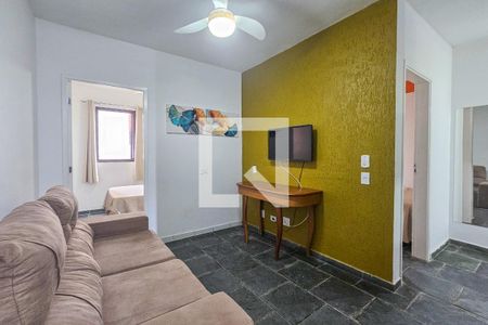 Sala de apartamento para alugar com 2 quartos, 65m² em Vila Julia, Guarujá