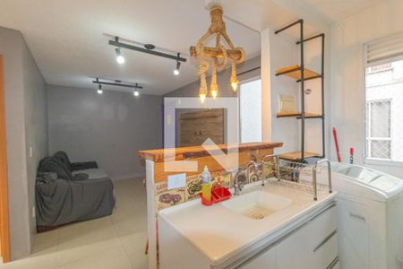 Sala/Cozinha de apartamento para alugar com 2 quartos, 40m² em São José, Canoas
