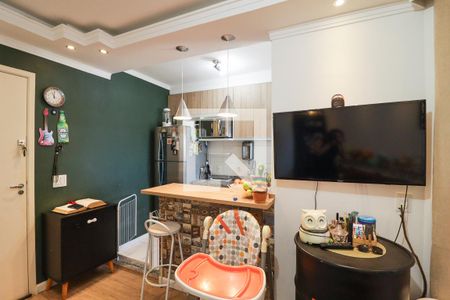 Sala/Cozinha/Área de Serviço de apartamento à venda com 2 quartos, 48m² em Vila Bela Vista (zona Norte), São Paulo
