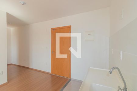 Sala/Cozinha de apartamento para alugar com 2 quartos, 46m² em Fátima, Canoas