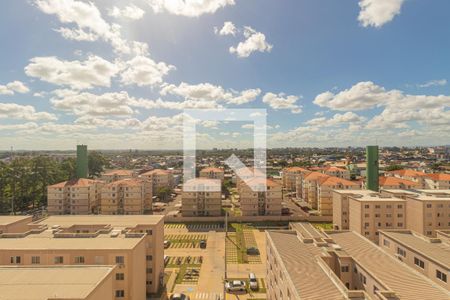 Vista da Sacada/Sala/Cozinha de apartamento para alugar com 2 quartos, 46m² em Fátima, Canoas