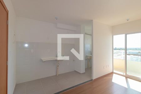 Sala/Cozinha de apartamento para alugar com 2 quartos, 46m² em Fátima, Canoas