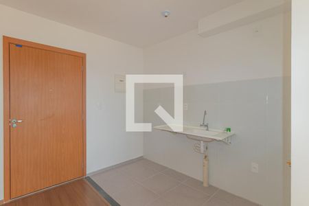 Sala/Cozinha de apartamento para alugar com 2 quartos, 46m² em Fátima, Canoas