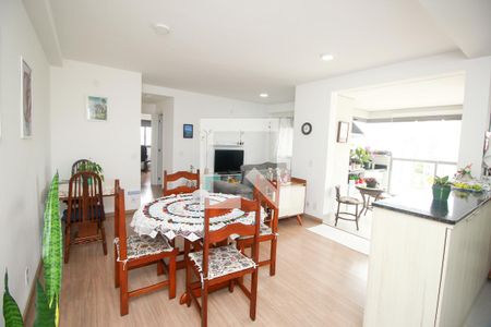 Sala de Jantar de apartamento à venda com 2 quartos, 74m² em Vila Assunção, Santo André