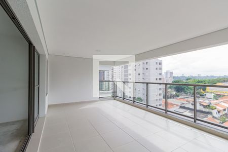 Varanda da Sala de apartamento à venda com 4 quartos, 185m² em Santo Amaro, São Paulo