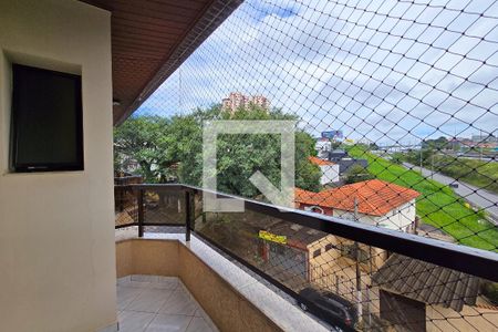 Sacada de apartamento à venda com 3 quartos, 101m² em Vila Euclides, São Bernardo do Campo