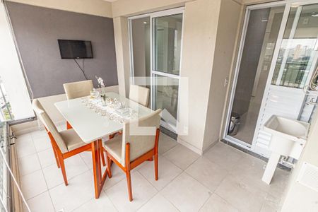 Varanda e Área de Serviço de apartamento para alugar com 2 quartos, 48m² em Belenzinho, São Paulo