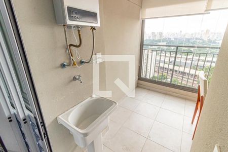 Varanda e Área de Serviço de apartamento para alugar com 2 quartos, 48m² em Belenzinho, São Paulo