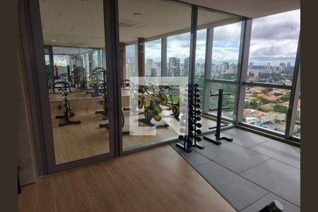 Área comum de apartamento à venda com 1 quarto, 30m² em Indianópolis, São Paulo