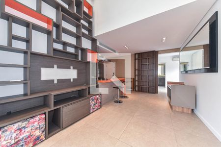 Sala de apartamento para alugar com 2 quartos, 96m² em Cidade Monções, São Paulo