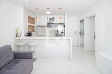 Sala de apartamento para alugar com 1 quarto, 51m² em Barra Funda, São Paulo