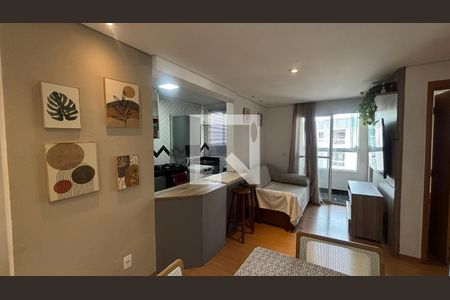 Sala = Sala de Jantar de apartamento à venda com 2 quartos, 50m² em Utinga, Santo André