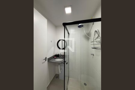 Banheiro social de kitnet/studio à venda com 1 quarto, 19m² em Campos Elíseos, São Paulo