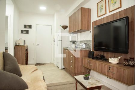 Sala/Cozinha de apartamento para alugar com 1 quarto, 34m² em Vila Clementino, São Paulo