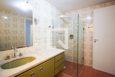 Banheiro da Suíte  de apartamento para alugar com 3 quartos, 110m² em Indianópolis, São Paulo