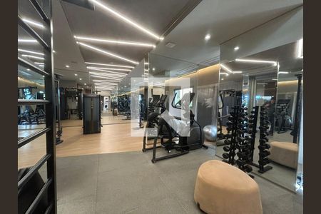 Área externa de kitnet/studio para alugar com 1 quarto, 24m² em Brooklin, São Paulo