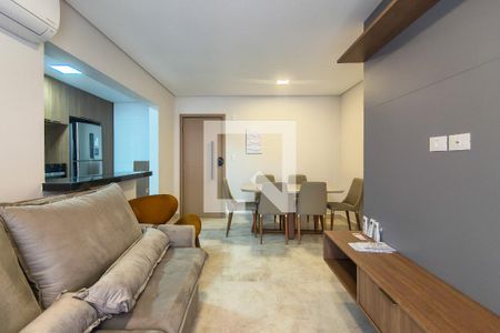 Sala de apartamento para alugar com 2 quartos, 86m² em Vilamar, Praia Grande