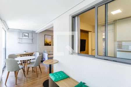 Sala de apartamento à venda com 1 quarto, 53m² em Indianópolis, São Paulo