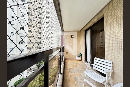 Varanda de apartamento para alugar com 3 quartos, 126m² em Indianópolis, São Paulo