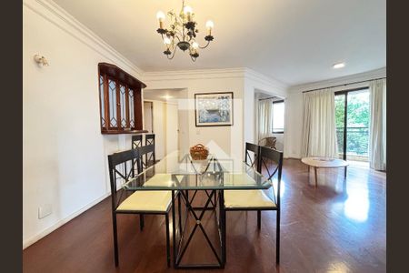 Sala de apartamento para alugar com 3 quartos, 126m² em Indianópolis, São Paulo