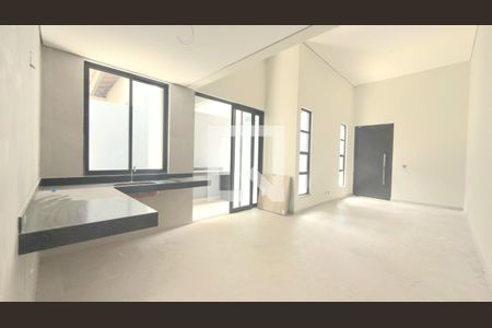 Sala e cozinha  de casa à venda com 2 quartos, 180m² em Aeronautas, Lagoa Santa