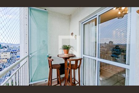 Varanda da Sala de apartamento à venda com 2 quartos, 57m² em Vila Sao Paulo, Guarulhos