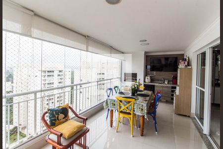 Varanda gourmet de apartamento à venda com 3 quartos, 158m² em Tamboré, Santana de Parnaíba