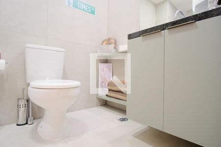 Banheiro de kitnet/studio à venda com 1 quarto, 27m² em Tatuapé, São Paulo